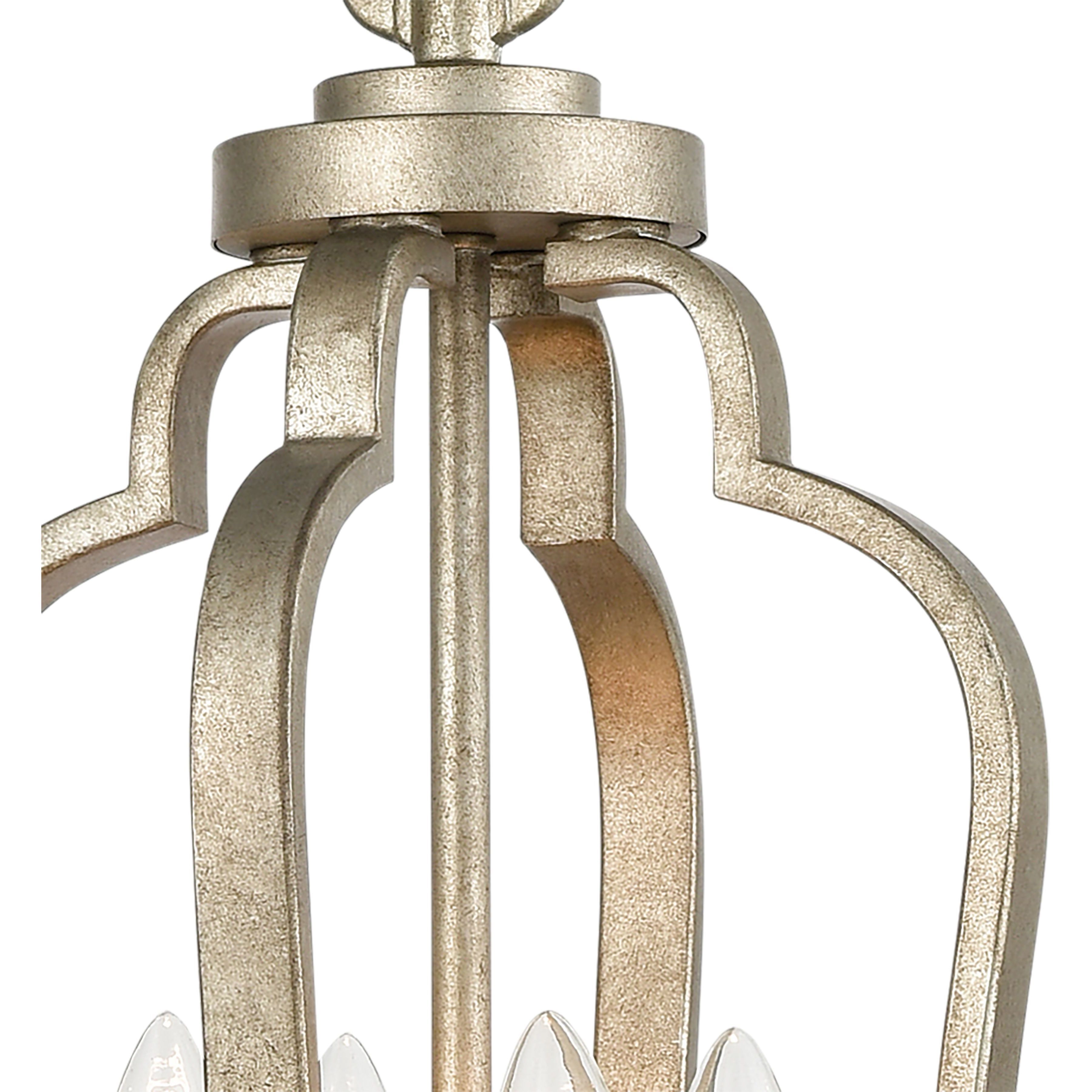 Lanesboro 4 Light 12 inch German Silver Pendant Ceiling Light