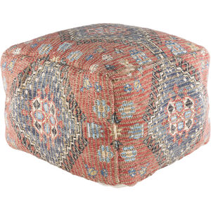 Coventry 14 inch Red Pouf, Rectangle