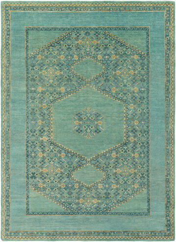 Haven 132 X 96 inch Medium Green Rug in 8 x 11, Rectangle