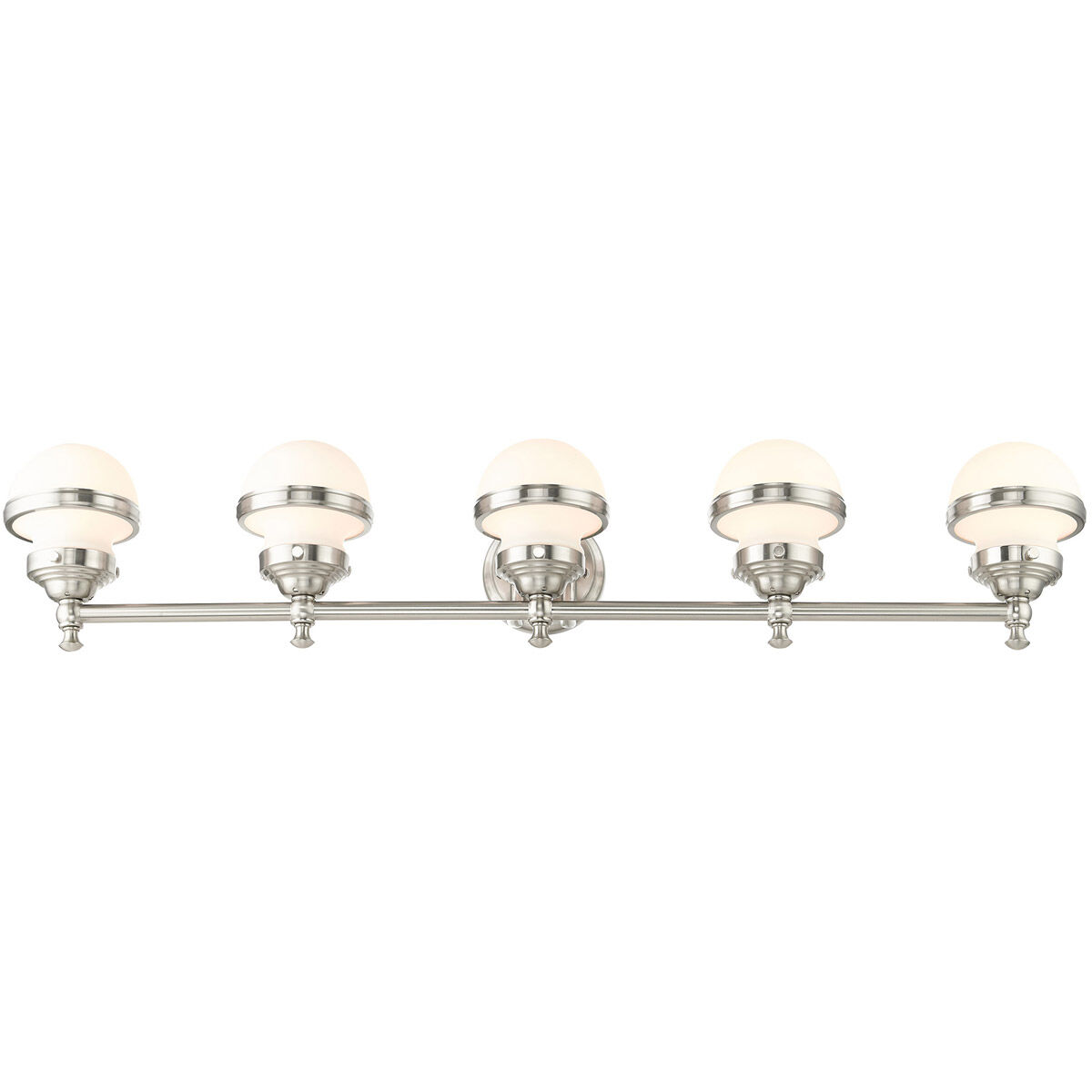 Oldwick 5 Light 42 inch Brushed Nickel Bath Vanity Wall Light