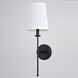 Camden LED 6 inch Matte Black Wall Light