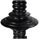 Ferret Hand Rubbed Black Bed, Queen