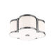 Chandler 2 Light 12.5 inch Polished Nickel Flush Mount Ceiling Light