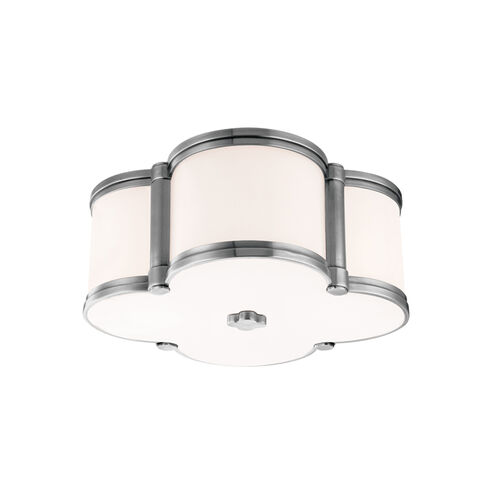 Chandler 2 Light 12.5 inch Polished Nickel Flush Mount Ceiling Light