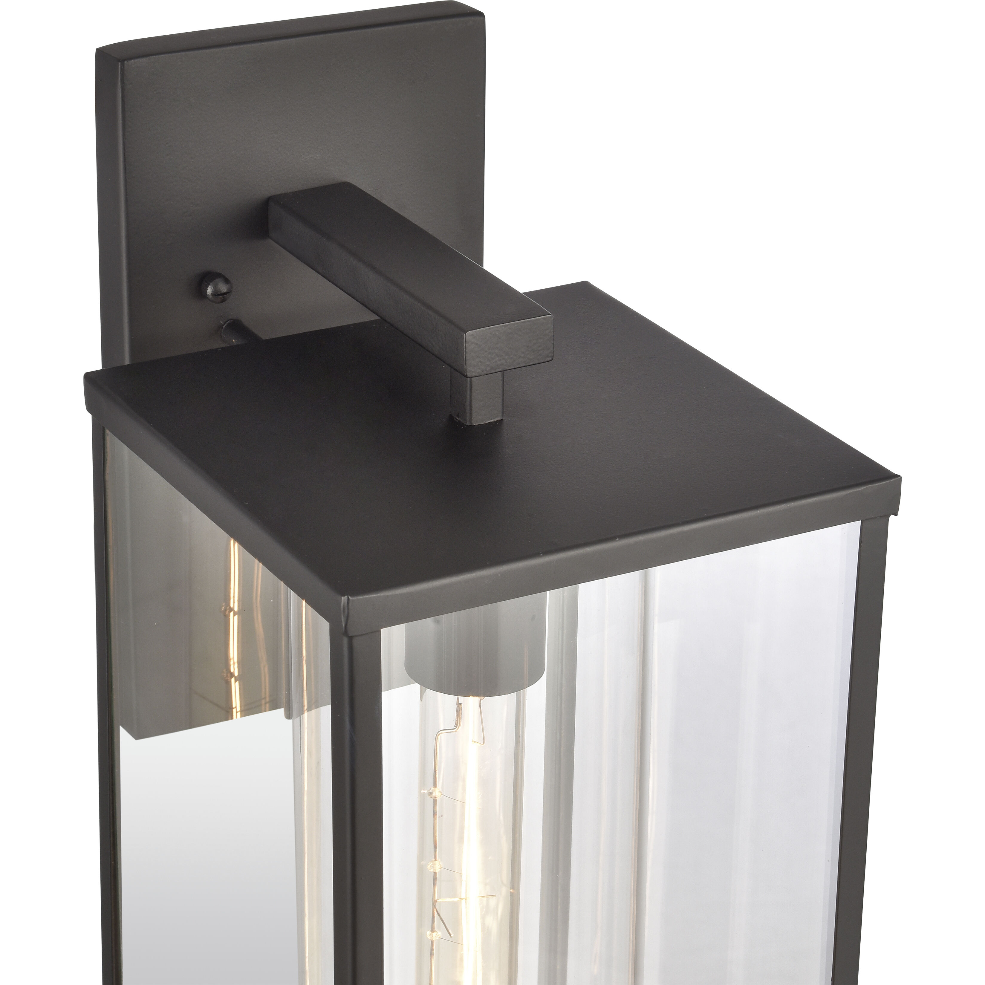 Augusta 1 Light 19.5 inch Matte Black Outdoor Sconce