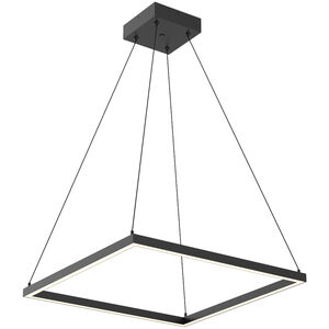 Piazza LED 23.63 inch Black Pendant Ceiling Light