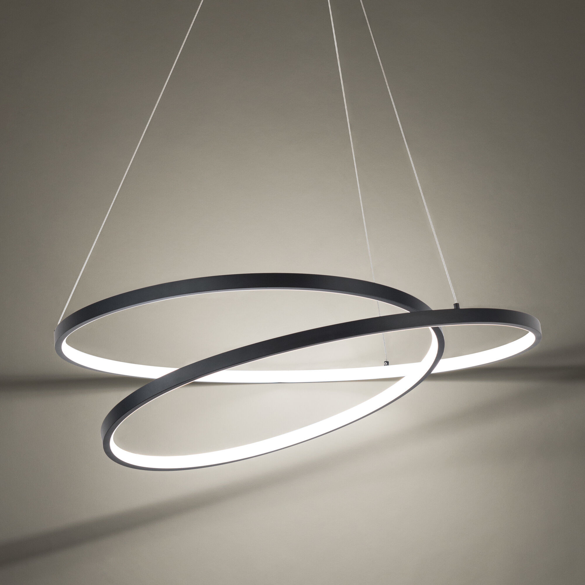 Marques LED 28 inch Black Pendant Ceiling Light, dweLED