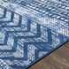 Roma 108 X 79 inch Navy Rug in 7 x 9, Rectangle