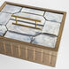 Luxor 14.25 X 11.25 inch Antique Brass Box