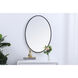 Eternity 34 X 24 inch Black Wall Mirror