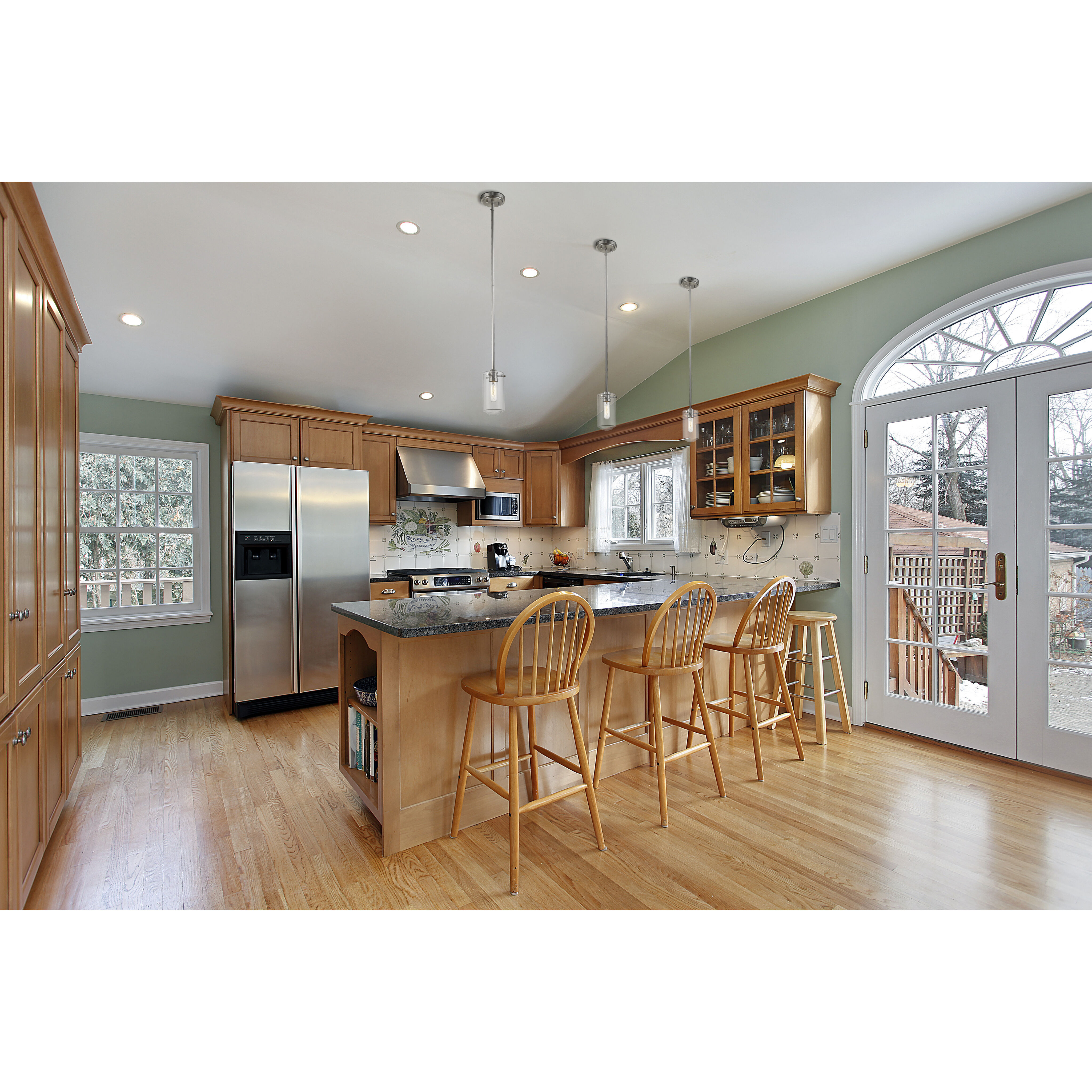 Delaney 1 Light 4 inch Brushed Nickel Pendant Ceiling Light