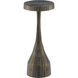 Luca 10 inch Vintage Brass Drinks Table