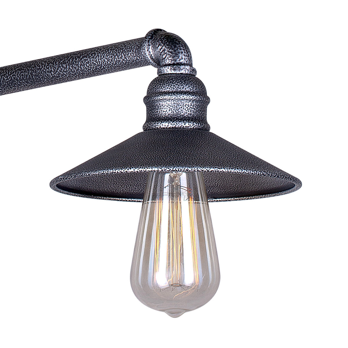 Signature 5 Light 27 inch Industrial Gray Chandelier Ceiling Light