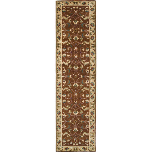 Anastacia 120 X 30 inch Dark Brown, Wheat, Camel Rug