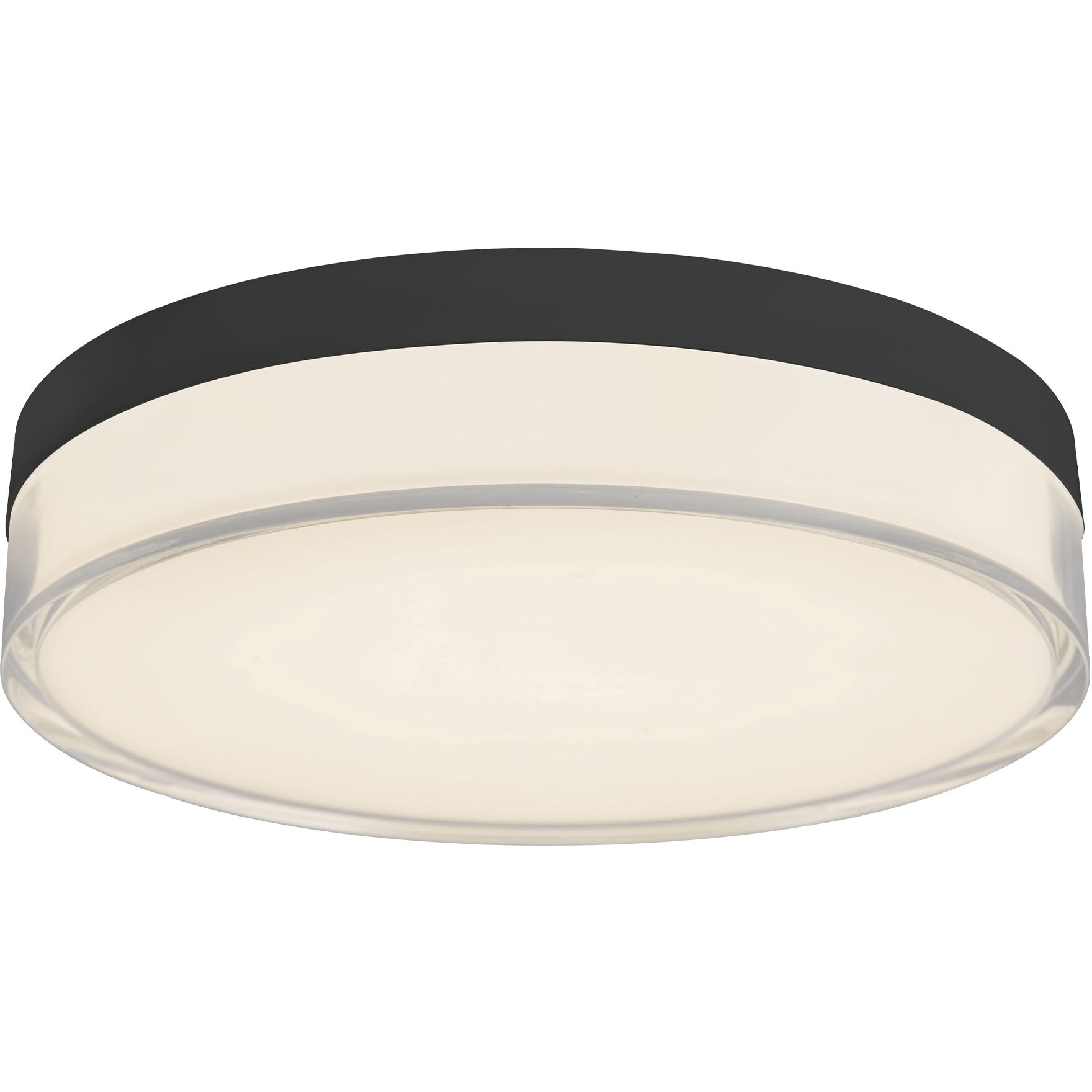 Quara 7 inch Black Flush Mount Ceiling Light