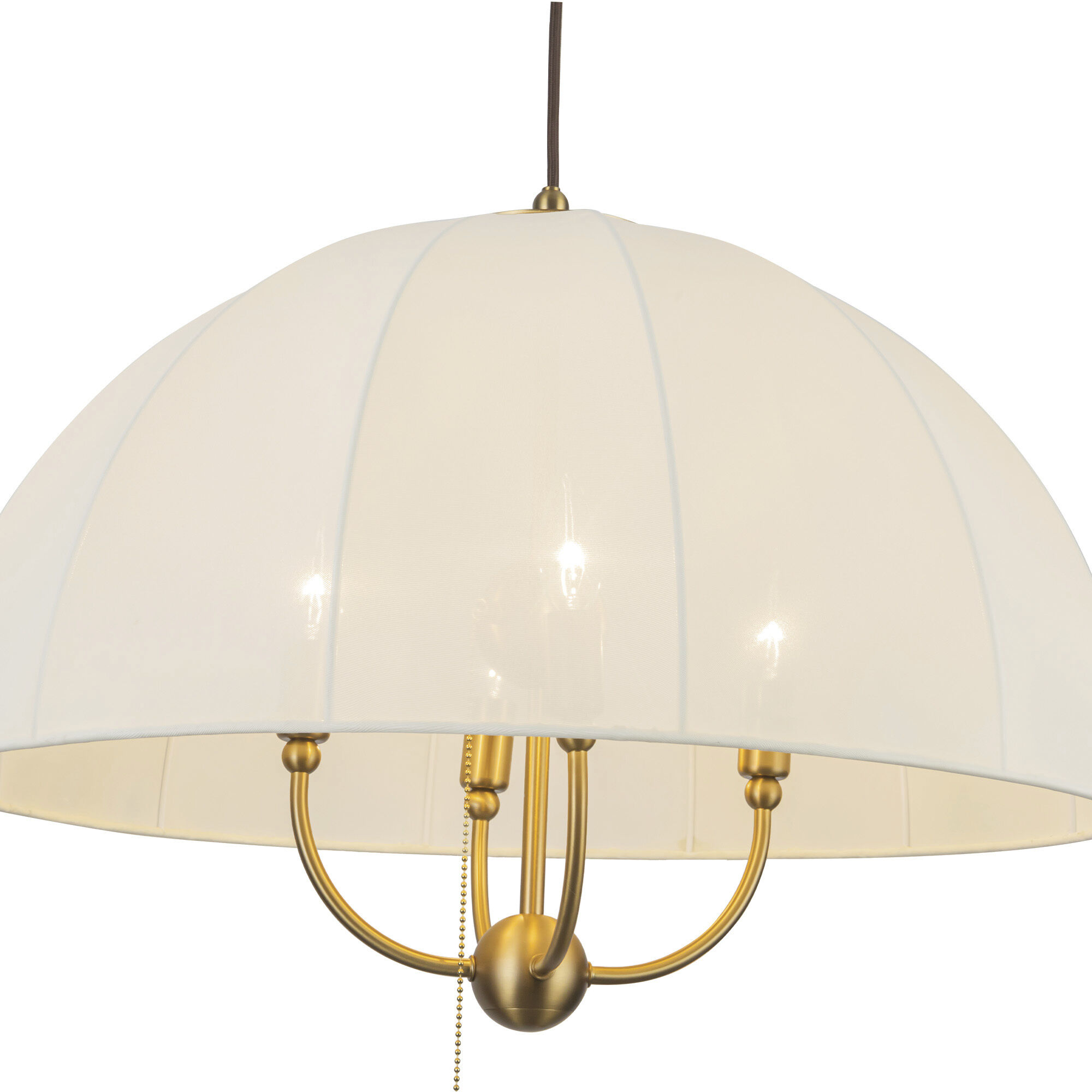 Alora Mood Crosby Pendant Ceiling Light in Brushed Gold