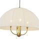Alora Mood Crosby Pendant Ceiling Light in Brushed Gold