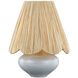 Cailyn 12.5 inch 10 watt Aged Brass and Ceramic Frost Crackle Table Lamp Portable Light