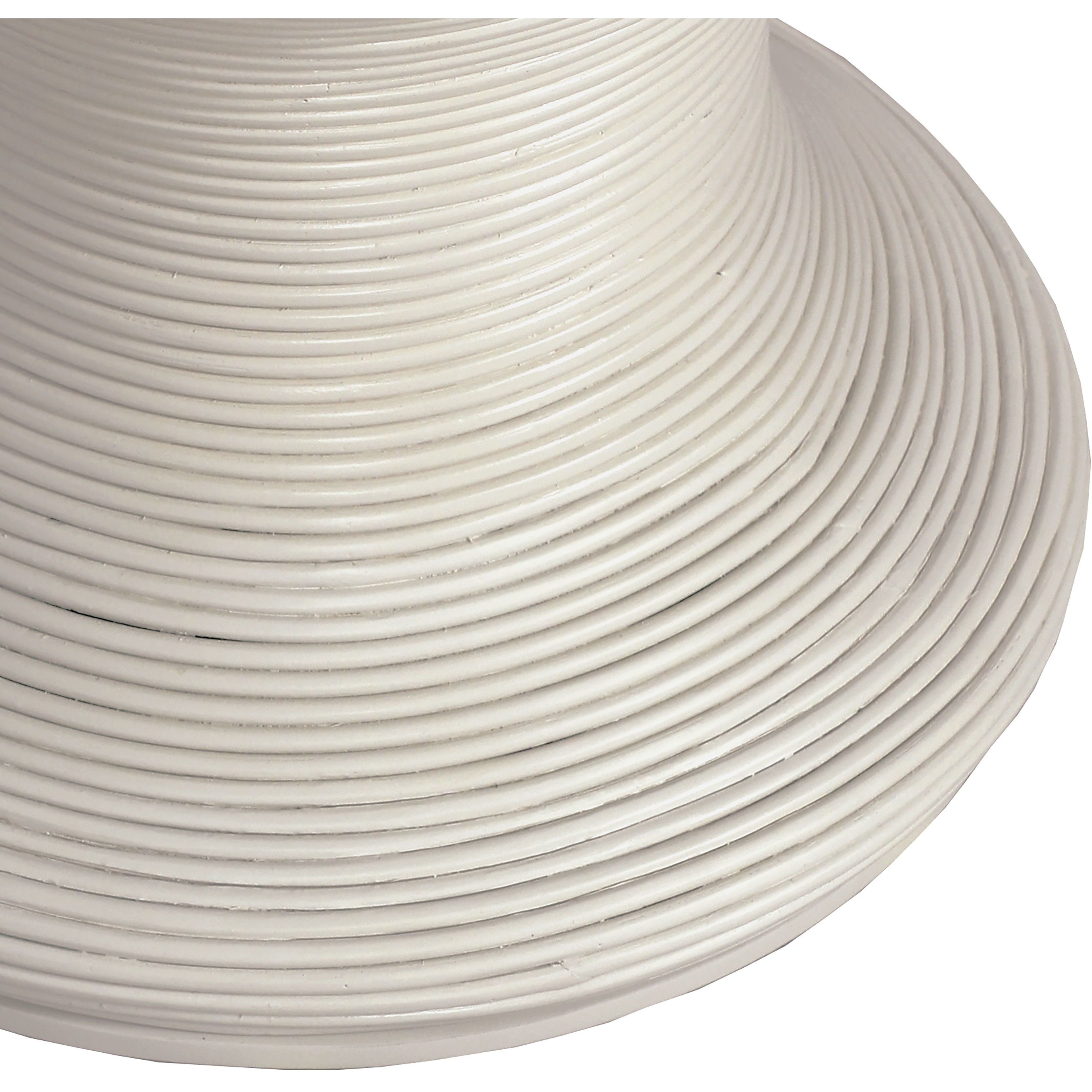 Raven 18 inch Shoji White with Cream Accent Stool