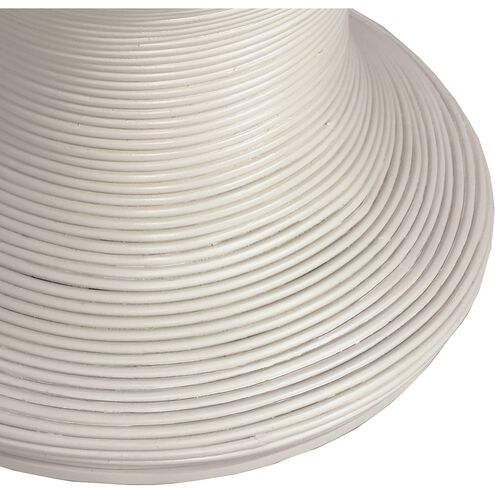 Raven 18 inch Shoji White with Cream Accent Stool