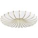 Chambers 10 Light 52 inch Antique Brass Semi Flush Mount Ceiling Light