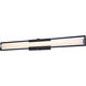 Madison LED 37 inch Black Vanity Light Wall Light