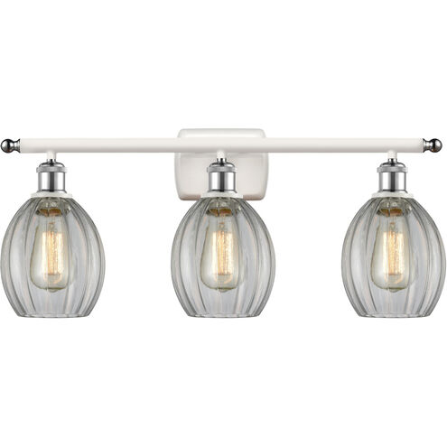 Ballston Eaton LED 26 inch White and Polished Chrome Bath Vanity Light Wall Light, Ballston