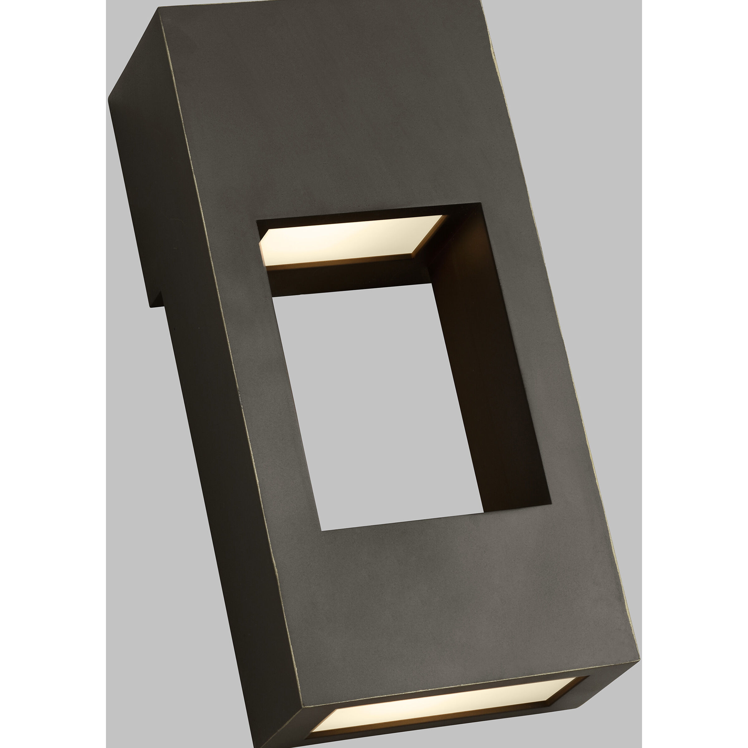 Testa LED 12 inch Antique Bronze Outdoor Wall Lantern