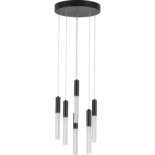 Kylo LED LED 12 inch Matte Black Pendant Ceiling Light, Progress LED