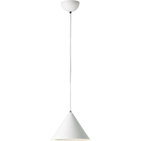 Abyss LED 9.5 inch Matte White Mini Pendant Ceiling Light