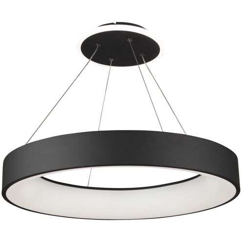 Lazio LED 31.5 inch Black Chandelier Ceiling Light