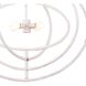Sail 4 Light 35 inch White Chandelier Ceiling Light