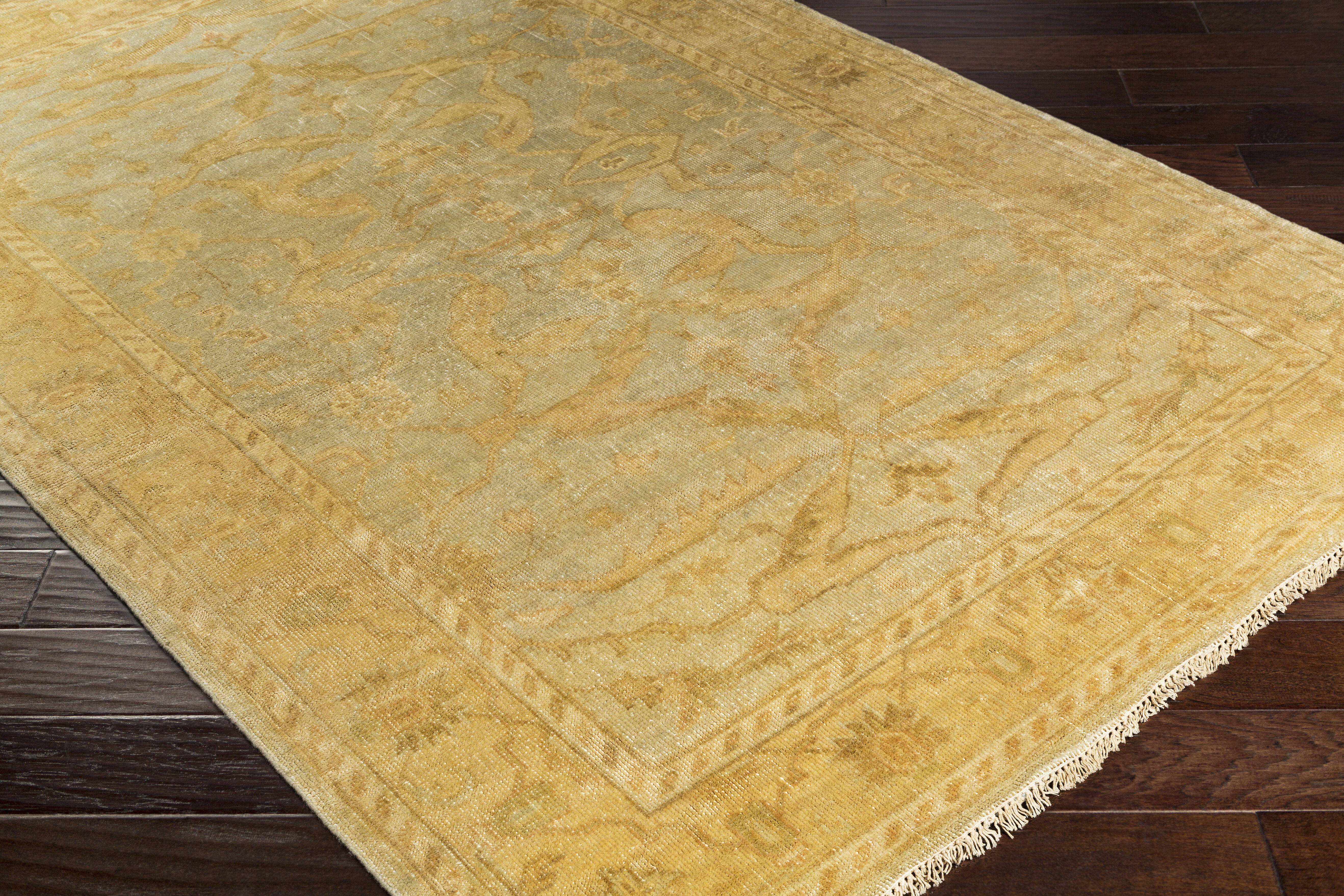 Hillcrest 117 X 93 inch Wheat Rug in 8 x 10, Rectangle