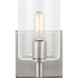 Fullton 1 Light 4.75 inch Brushed Nickel Bath Vanity Wall Light