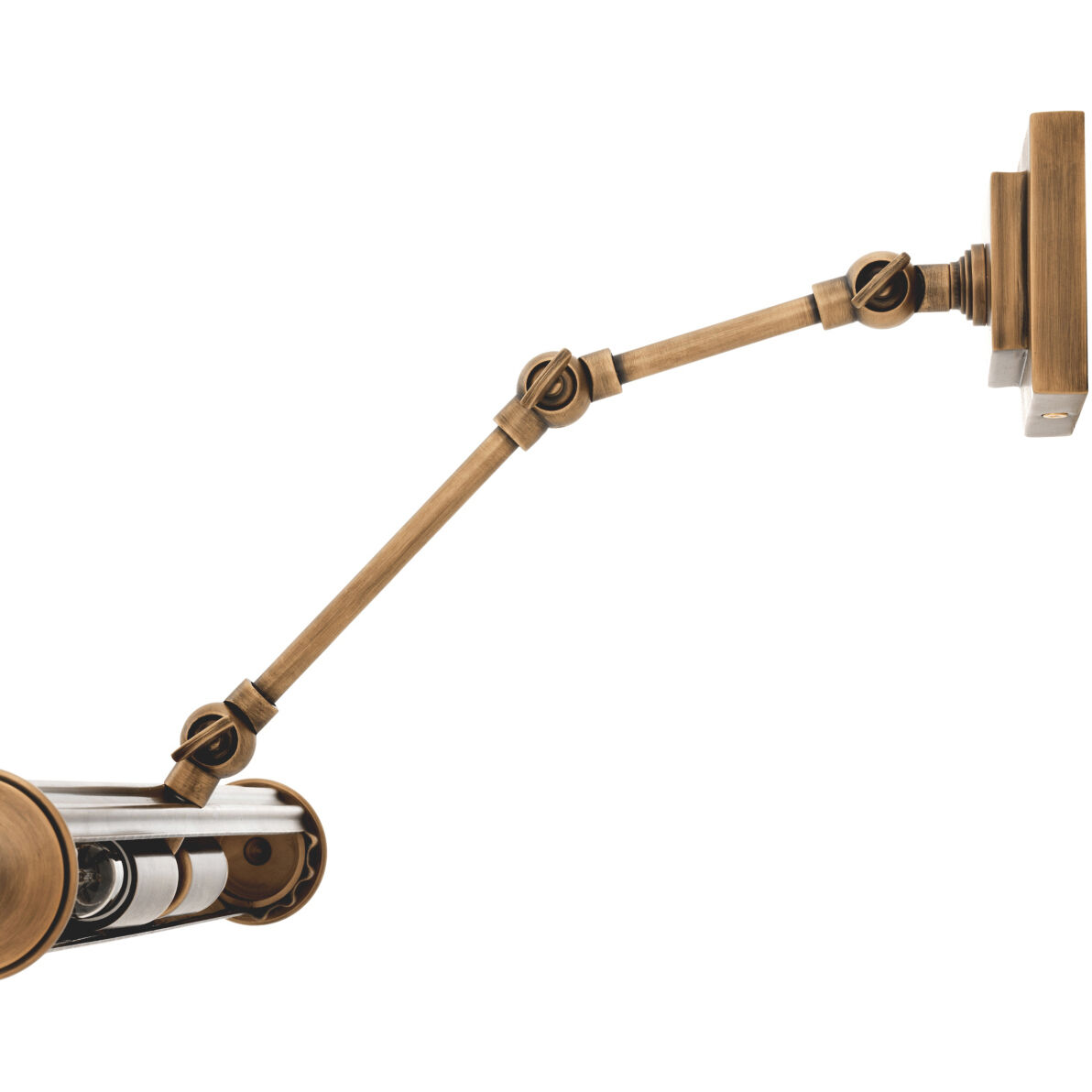 Luca Wall Lamp Wall Light in Antique Brass, Large