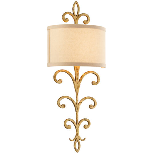 Crawford 2 Light 11 inch Crawford Gold Wall Sconce Wall Light