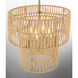 Bungalow Heaven 4 Light 16 inch Soft Brass Pendant Ceiling Light
