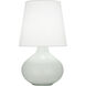 June 30.75 inch 150.00 watt Matte Celadon Table Lamp Portable Light in Oyster Linen