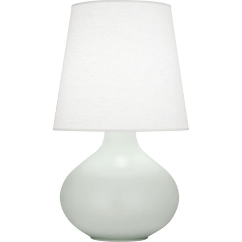 June 30.75 inch 150.00 watt Matte Celadon Table Lamp Portable Light in Oyster Linen
