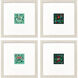 Joyful Holiday Green and Pink and Red and Turquoise Framed Art, Propac