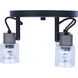 Owen Black and Wood Track Lighting Ceiling Light