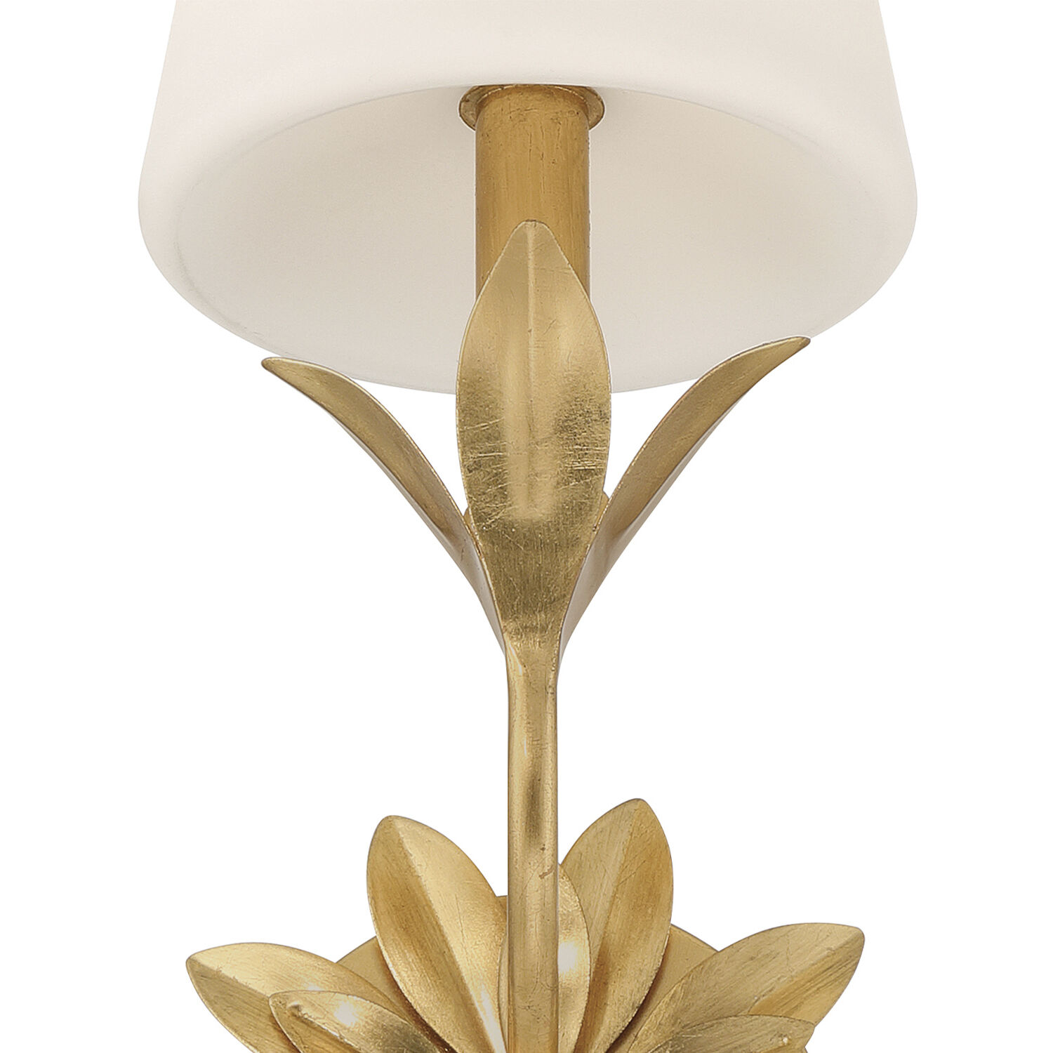 Broche Bath Vanity Light Wall Light in Antique Gold
