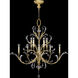 Fine Art Beveled Arcs 10 Light 56 inch Gold Chandelier Ceiling Light 760640ST - Open Box