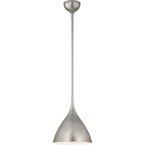 AERIN Agnes LED 10 inch Burnished Silver Leaf Pendant Ceiling Light