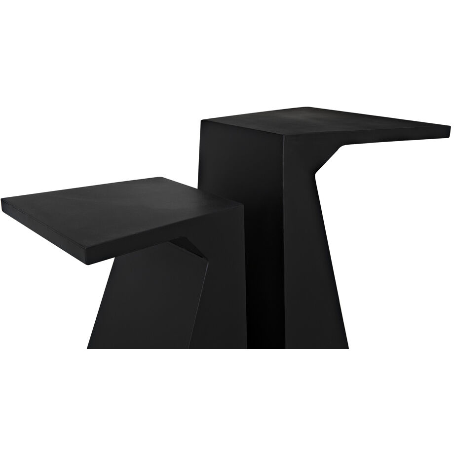 Gaston 30 X 25 inch Matte Black Console/Side Table