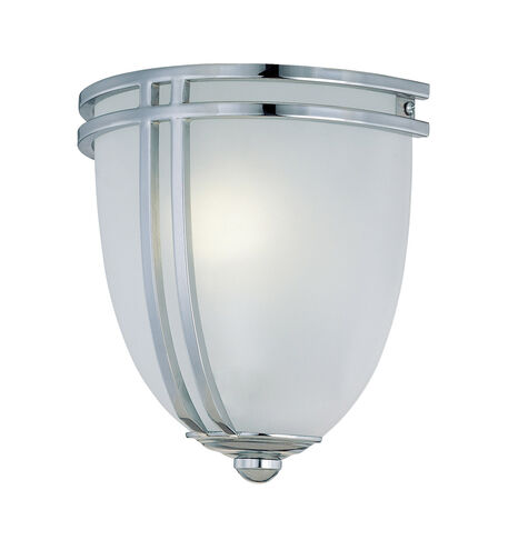 Finnegan 1 Light 8 inch Polished Steel Wall Sconce Wall Light