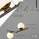 Artisan Collection/Chianti Series 43 inch Antique Brass Linear Chandelier Ceiling Light