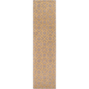 Gable 180 X 144 inch Yellow and Brown Area Rug, Cotton and Viscose