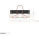 Allie 4 Light 30.25 inch Black/Polished Nickel Bath Vanity Light Wall Light