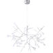 Canada LED 39 inch Silver LED Chandelier Ceiling Light